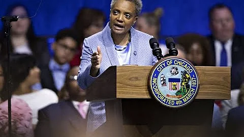 Lori Lightfoot Sworn In as Chicago's Mayor in Hist...