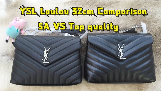 Yves Saint Laurent LouLou Monogram Quilted Chevron — Real Vs Fake YSL Bag  Guide, by Legit Check By Ch