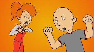 Caillou Clique Manque De Respect À Sa Baby-Sitter, Mlle Martinprivé