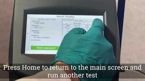 Seta AvCount3 Particle Counter Test Demonstration