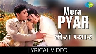 Video-Miniaturansicht von „Mera pyar bhi tu hai with Lyrics| मेरा प्यार भी तू है गाने के बोल | Saathi | Vyjantimala & Rajendra“