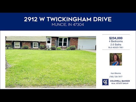 2912 W Twickingham Drive, Muncie, IN home video tour