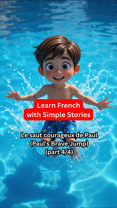 Learn French | Paul rit, maman applaudit 😄 #LearnFrench, #FrenchStories, #FrenchVocabulary
