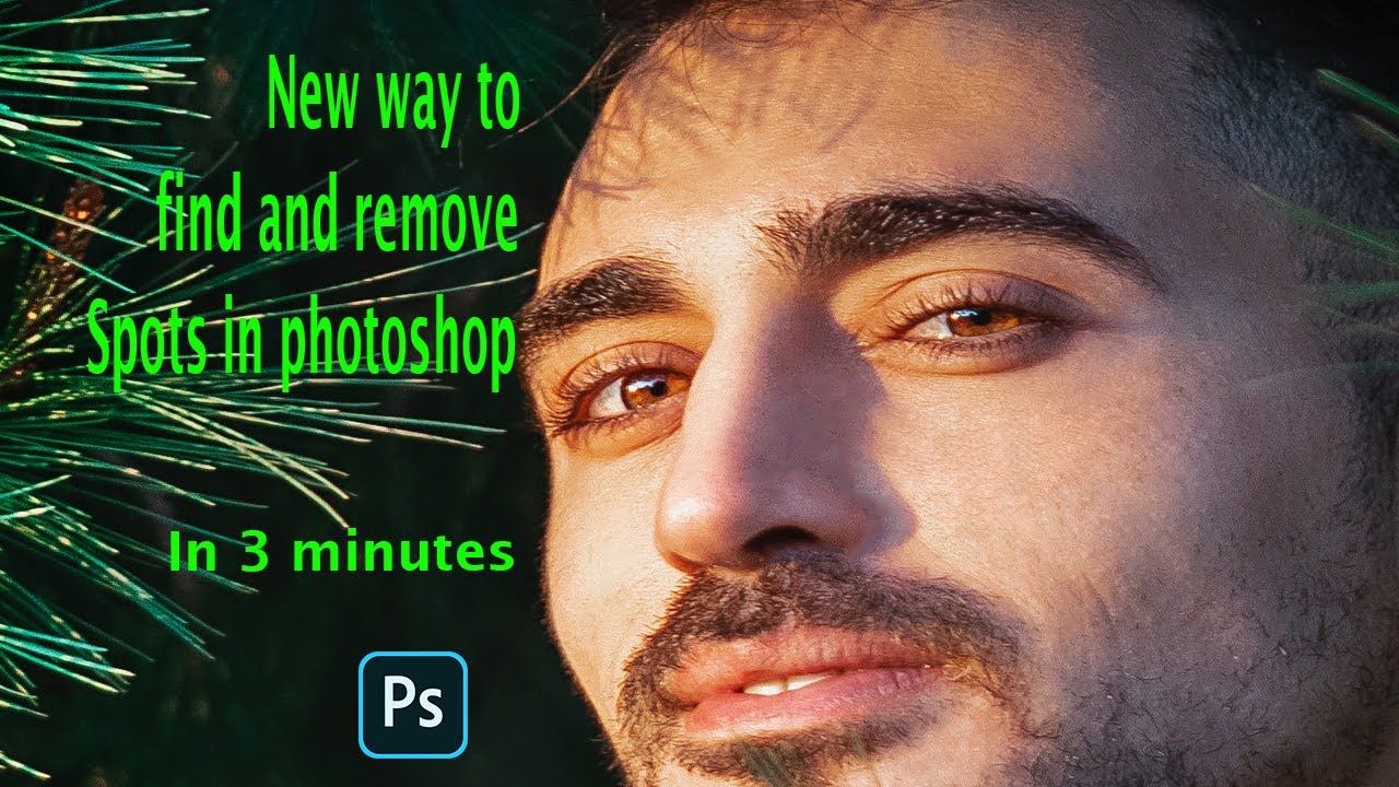photoshop tutorial remove spots