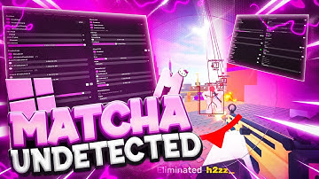 Matcha External Best UNDETECTED Roblox Cheat Tool Hack - Aimbot, ESP, Invisibility AND MORE!