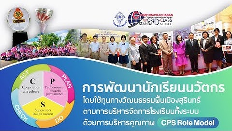 วิธีการปฏิบัติที่ดี (Best Practice) โรงเรียนจอมพระประชาสรรค์ สหวิทยาเขต ๓ (จอมสุรินทร์)