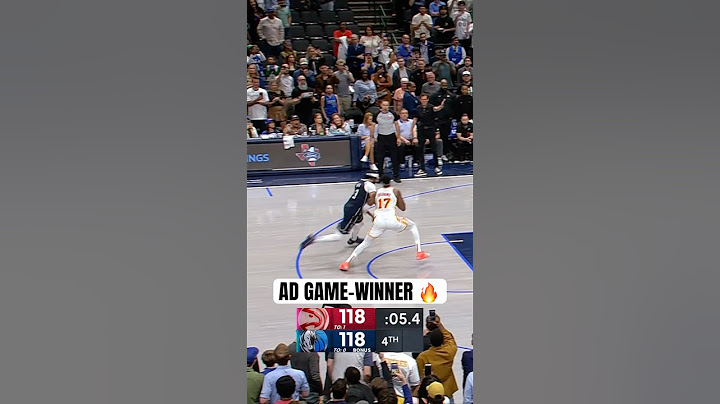 ANTHONY DAVIS WINS IT FOR THE MAVS 😤