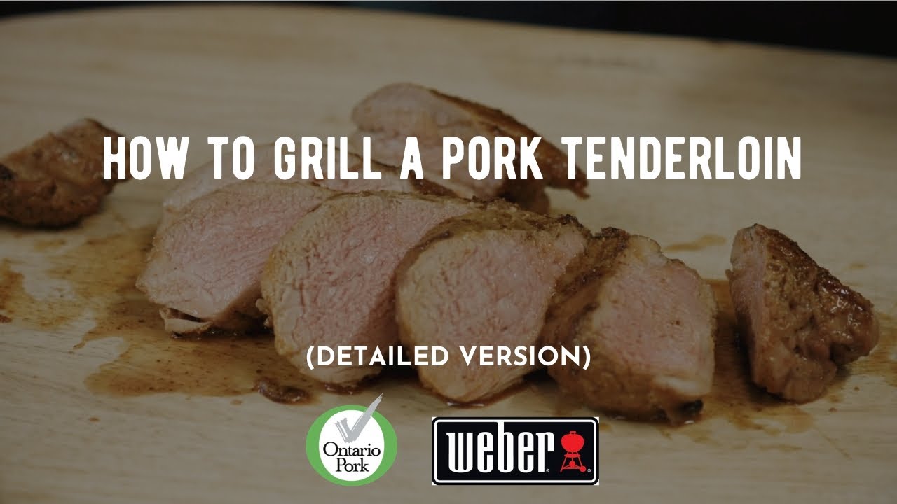 How To Grill A Pork Tenderloin On The Bbq Ontario Pork Weber Grills Youtube,How To Cut A Mango With A Knife