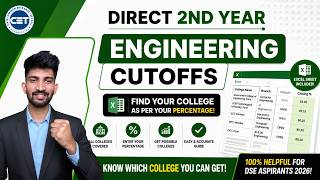DSE Cutoffs 2026 | Direct Second Year Engineering Admission 2026-27