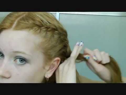 How to: French braid your own hair in two parts neatly ...