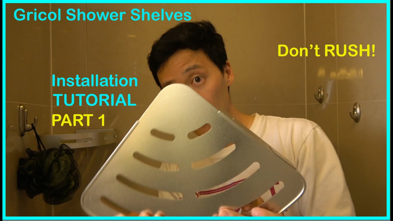 6 Ways to Install a Shower Corner Shelf - wikiHow