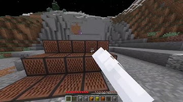 Playing "Bonetrousle" on noteblocks by hand!