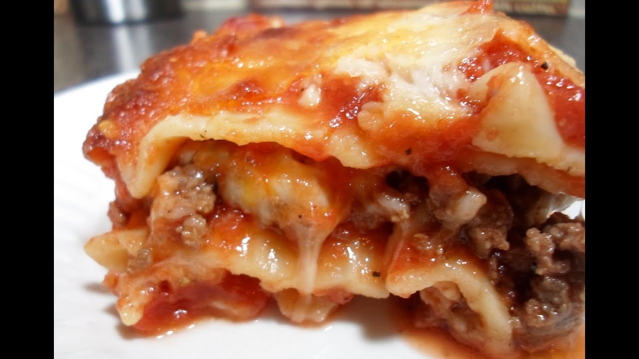 easy make lasagne