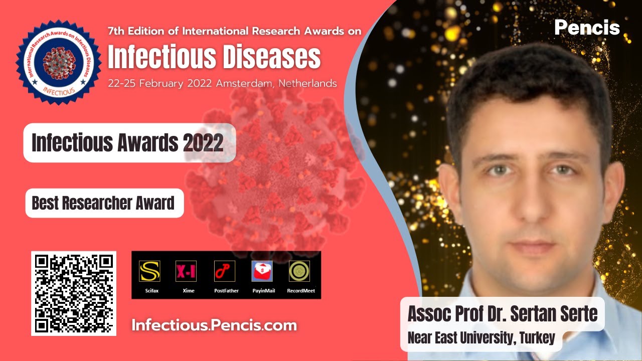 Assoc Prof Dr. Sertan Serte, Near East University, Turkey, Best Researcher Award.