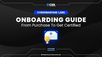 CyberWarFare Labs: Onboarding Guide From Purchase to Get Certified