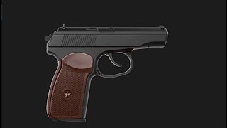 Makarov Pistol animated simulation firing. screenshot 5