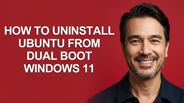 How to Uninstall Ubuntu From Dual Boot Windows 11 - KevinHowTo