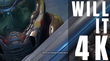 Doom Eternal - Will it 4K? Gameplay with Shadow Streaming