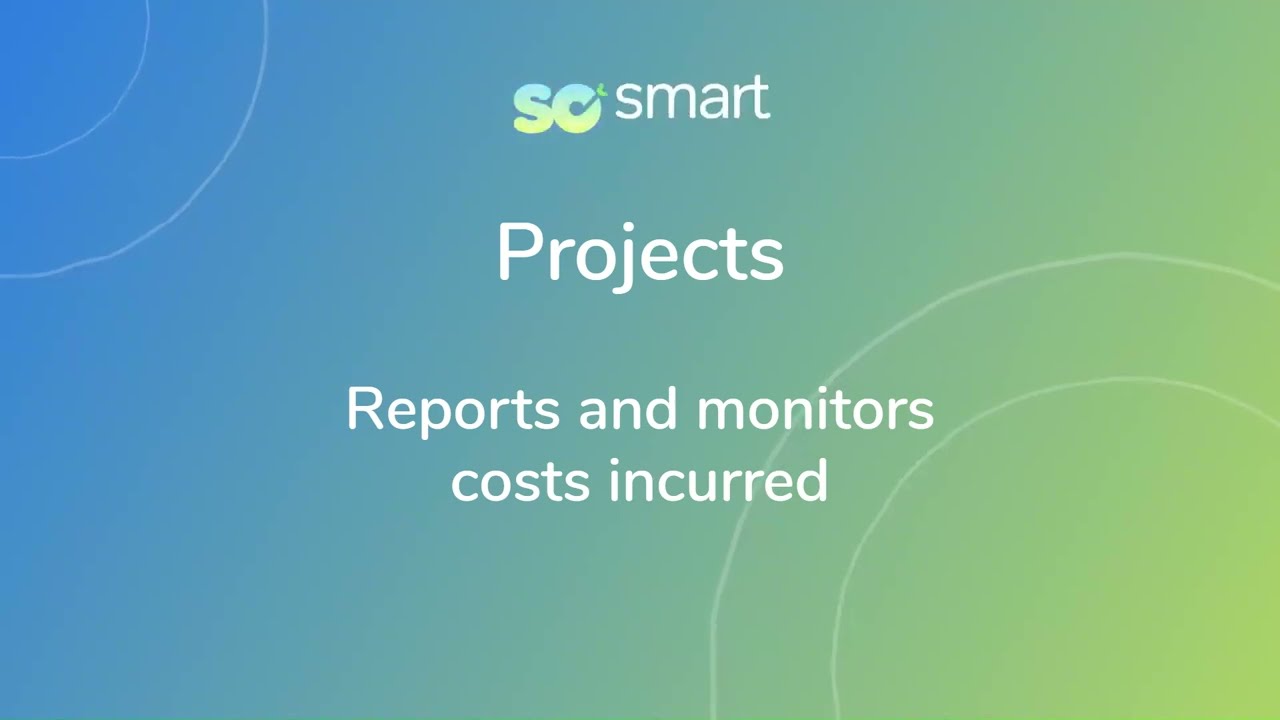 Projects: reports and monitors cost incurred