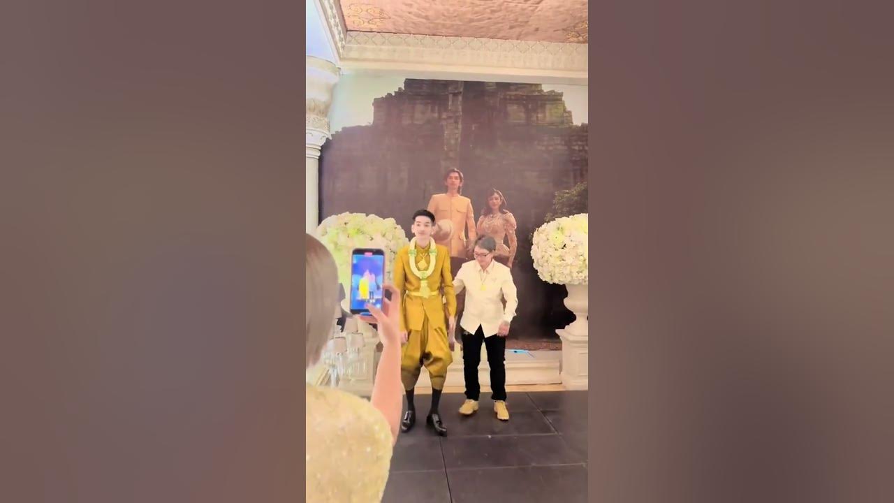 ម្ចាស់ថ្លៃអើយសង្ហាម៉្លេះ🫶🥰 #Tep Boprek #G-Devith #marry #wedding #ភ្លេងការ #shorts #beauty
