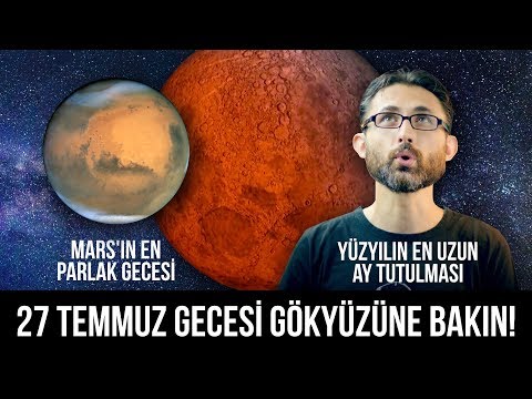 27 Temmuz gecesi gökyüzüne bakın! Yüzyılın en uzun ay tutulması ve Mars’ın en parlak gecesi