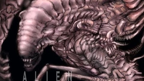 ALIEN - Timelapse Painting | Part 1