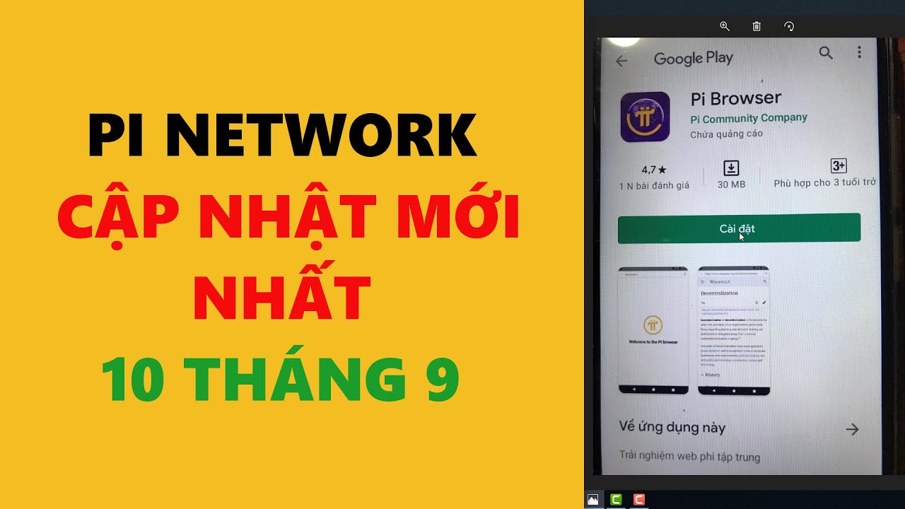 pi network cập nhật mới nhất 10 tháng 9 -achi kiếm tiền online