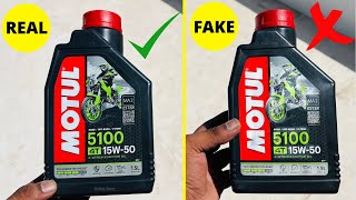 Motul Engine Oil Original Vs Fake - Watch Before You Buying Any Engine oil