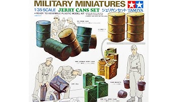 Tamiya 1/35 Jerry Can Set - Diorama Planning for the M40!