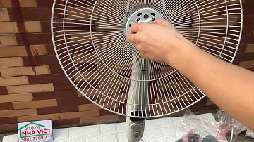 Hướng dẫn lắp ráp và sử dụng Quạt cây Toshiba F-LSD10VN động cơ DC 9 cánh 26 cấp độ gió