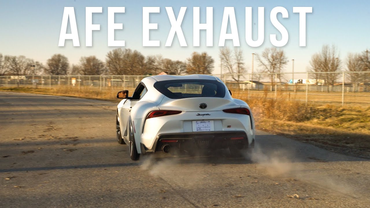 AFE Catback Exhaust A90 Supra | Just Sound - YouTube