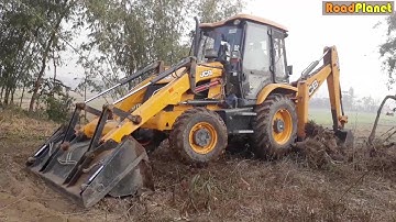 Lazy Driver in Escorts Dozer 2 - JCB - Dozer Pulling Bamboo Roots