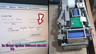 How to Troubleshoot motorized card reader of Opteva & D429 ATM