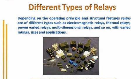 Overview of Electrical Relays | Types of Relays | System Protection