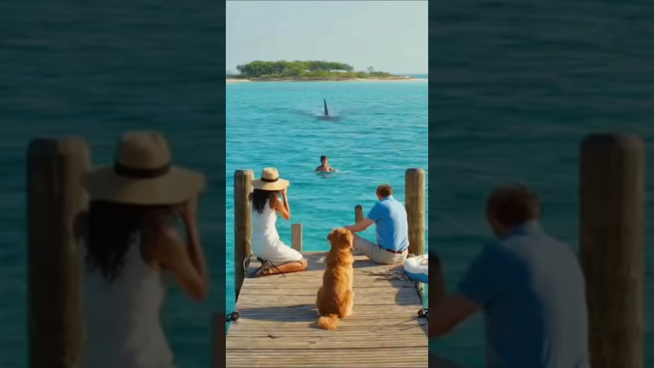 Golden Retriever Saves Kid From Shark 😱🐕 | Real Life Ocean Rescue | 4K Ultra-Realistic Footage
