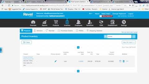 Revel POS Shopify Multi-Store Location Inventory Sync