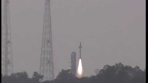 ISRO - RLV-TD Launch Video from cameras located in three different places