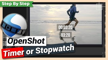 How to add Timer or Stopwatch or Timestamp on Video | OpenShot Tutorial