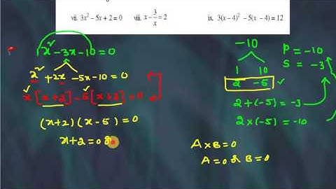 QUADRATIC EQUATIONS   TS &AP Q E EX 5 2 Q 1 X MATHS