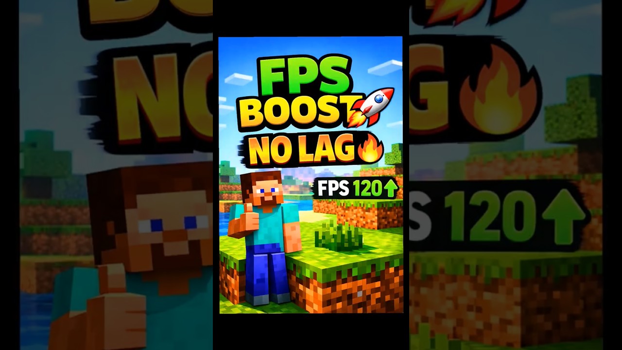 [Minecraft] Lag fix😱