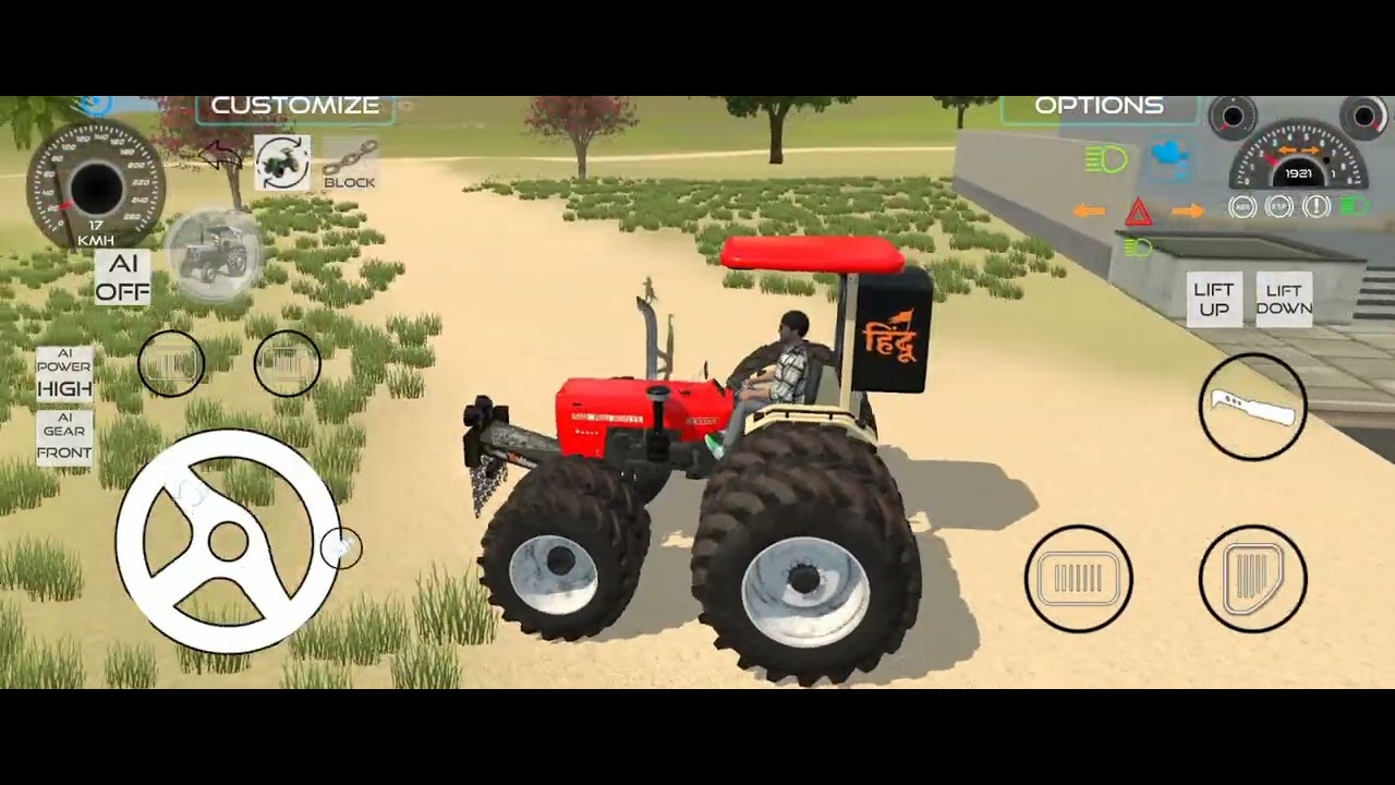 Indian game tractor 🤟🤟
