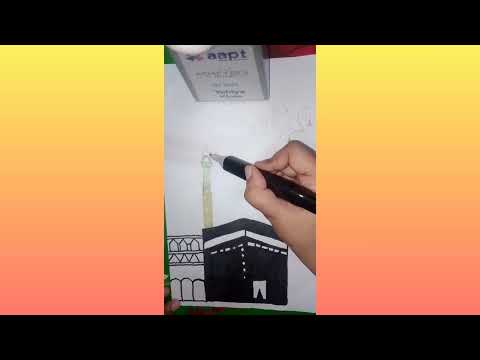 "Kaba sharif🕋 of my creative soul "#art #shorts #kabashareef #creative #calligraphy #drawing #viral