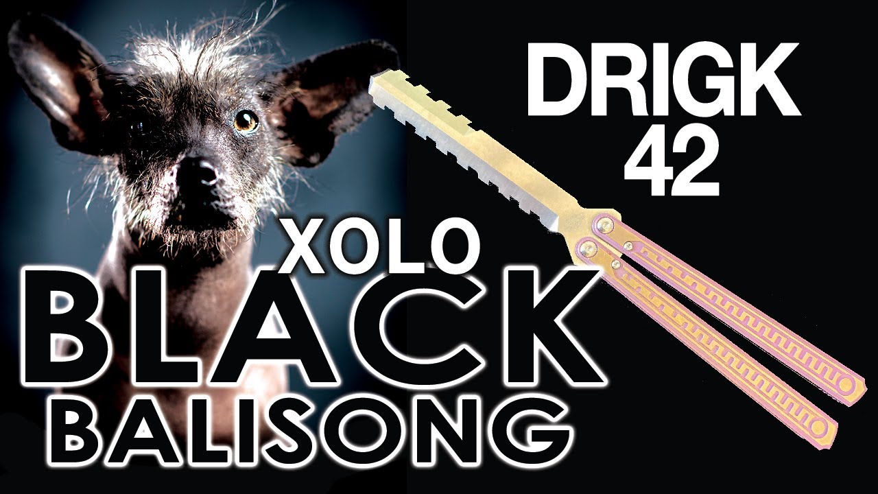 Black Balisong Xolo / Unboxing And Review / Bites Like A Dog From Hell / The Mexican Devil Blade