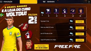 A BOAA!! NOVO PÉ DESCALÇO 3.0 GRÁTIS? PEGUE O CABELO DO RONALDO, 3 CONJUNTOS PARA TODOS - FREE FIRE