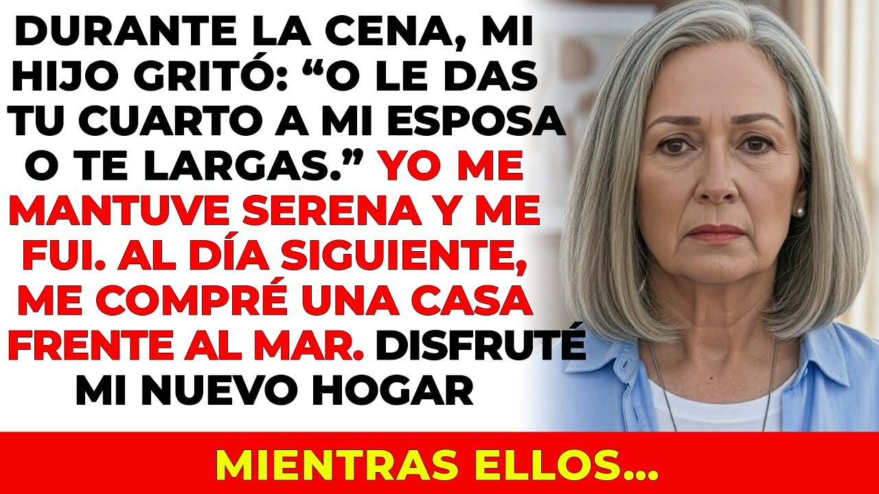 Mi Hijo Me Gritó: “¡Entrégale Tu Habitación A Mi Mujer O Te Vas!” — Y En Ese Momento Decidí…