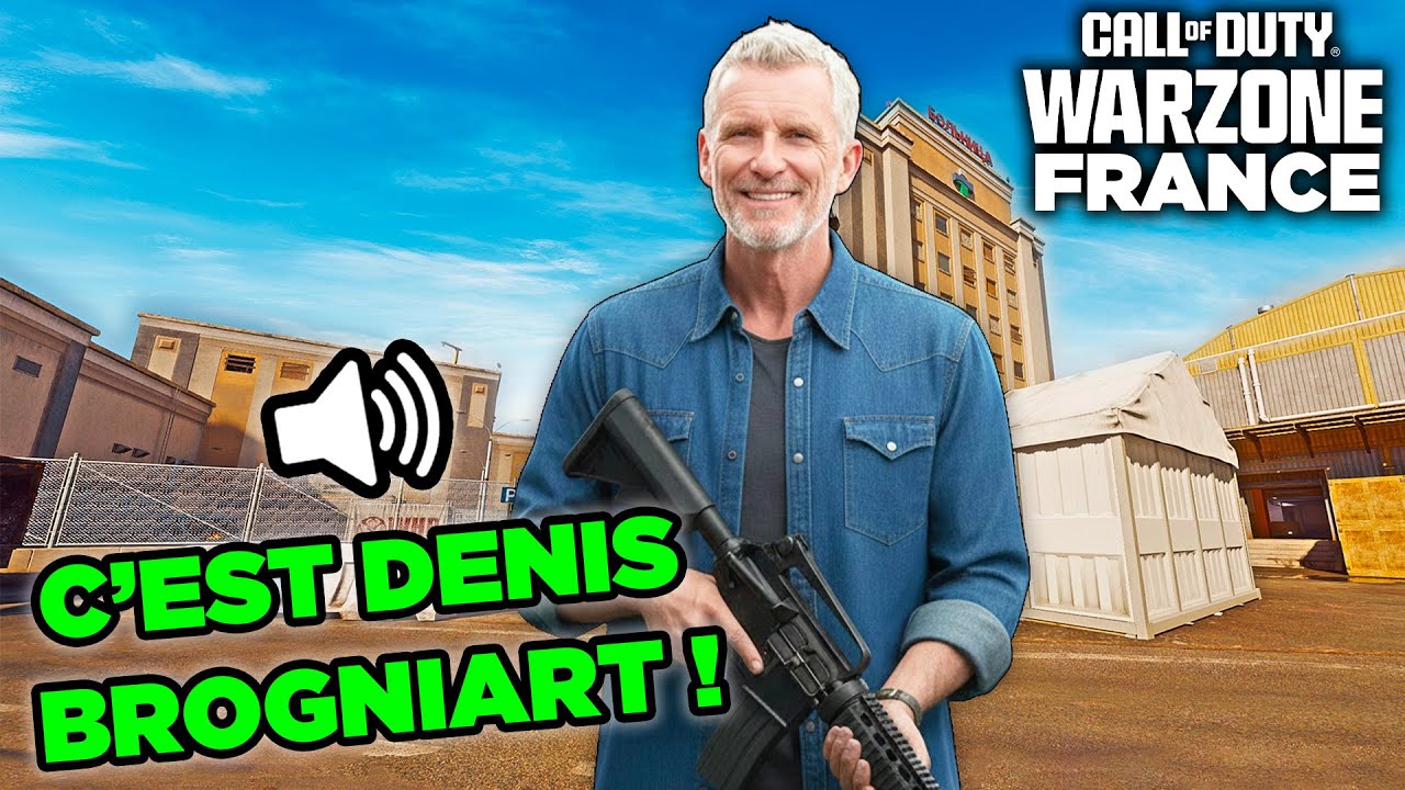 DENIS BROGNIART sur WARZONE ! 🌴🥥 (WARZONE FRANCE 