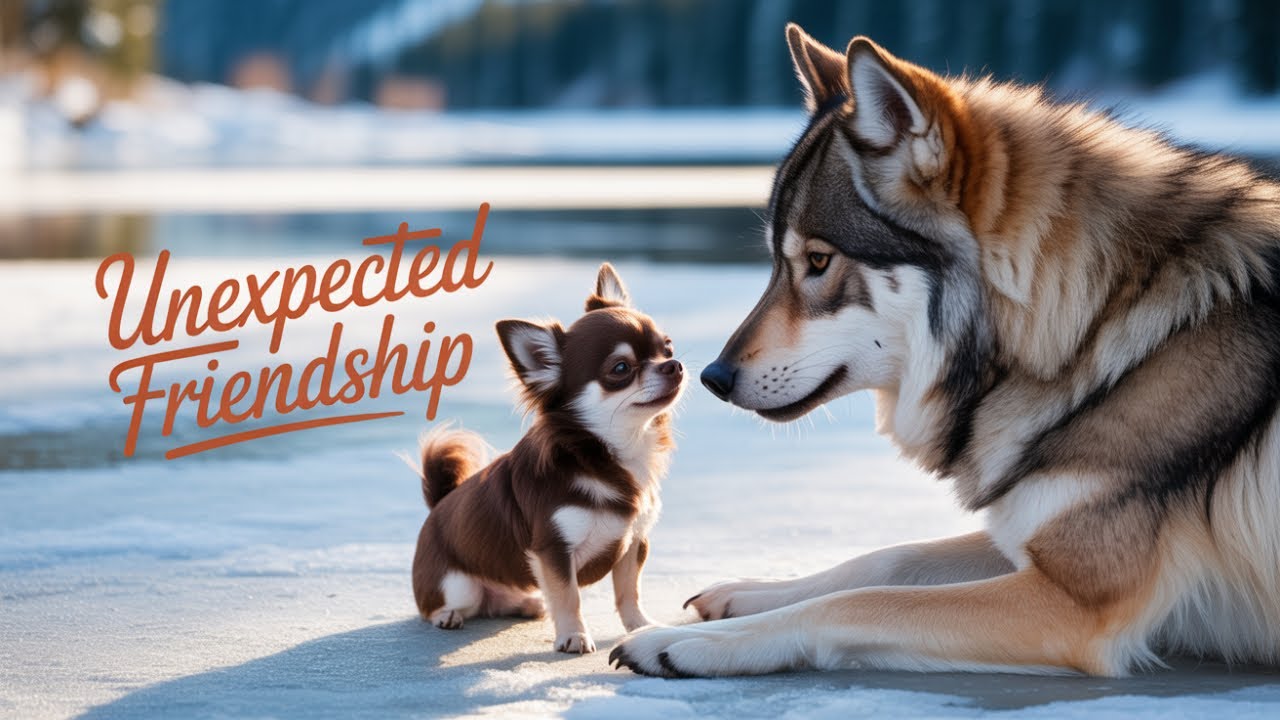 Tiny Dog Spotted With Wild Wolves!