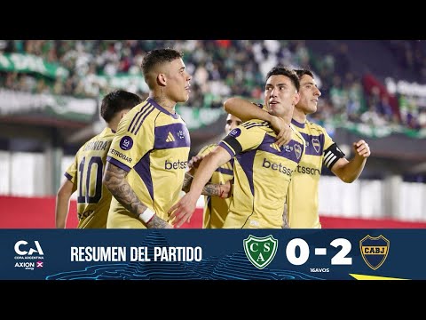 Round of 32: Sarmiento de Junín 0 - Boca 2