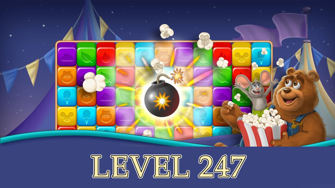 Blast Friends: Match 3 Puzzle Level 247 (No Boosters)