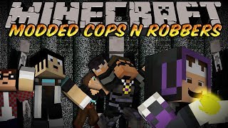 Minecraft Mini-Game : MODDED COPS N ROBBERS - SLENDER MOD!